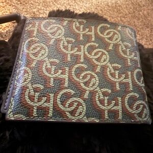 Coach Men's 3-In-1 Wallet (Printed Coated Canvas, Monogram - Green), Green